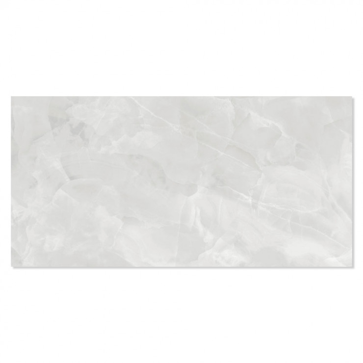 Marmor Klinker Poyotello Ljusgrå Polerad 75x150 cm-0
